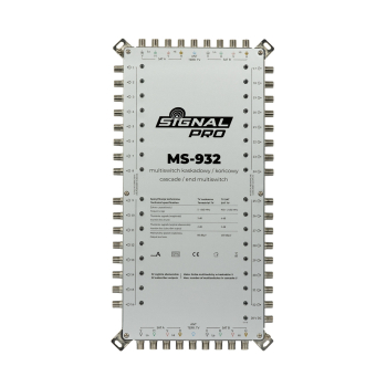 MULTISWITCH PRZELOTOWY   MS-932 9 WEJŚĆ / 32 WYJŚCIA Pro SIGNAL