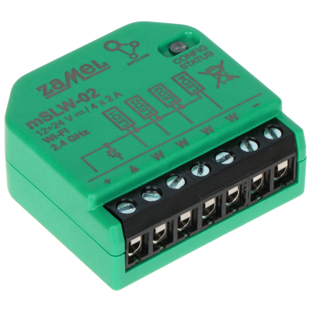 INTELIGENTNY STEROWNIK OŚWIETLENIA LED MSLW-02 Wi-Fi, 12 ... 24 V DC ZAMEL