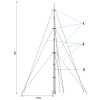 MASZT TELESKOPOWY MT-10A/CT 10 m