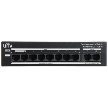 SWITCH POE NSW3000-8T2GT-POE-IN 8-PORTOWY UNIVIEW