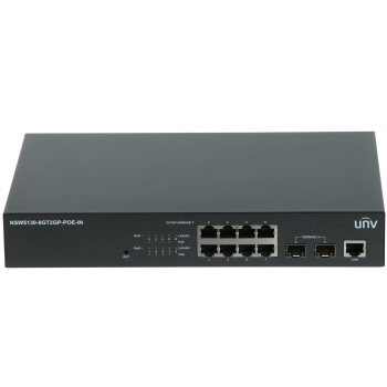SWITCH POE NSW5130-8GT2GP-POE-IN 8-PORTOWY SFP UNIVIEW