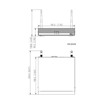 REJESTRATOR IP NVR2104HC-W Wi-Fi 6, 4 KANAŁY DAHUA