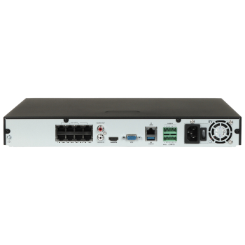 REJESTRATOR IP NVR302-08B-P8-IQ 8 KANAŁÓW, 8 PoE UNIVIEW