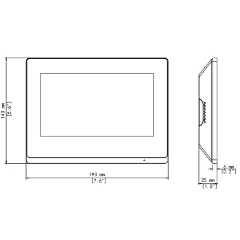 PANEL WEWNĘTRZNY IP OEI-372S-H-W Wi-Fi / IP UNIVIEW
