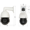 KAMERA IP OBROTOWA ZEWNĘTRZNA OMEGA-51P18-8P - 5 Mpx 5.35 ... 96.3 mm