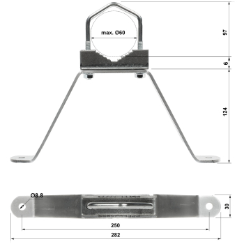 OBEJMA MUROWA OMM-60L13
