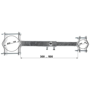 OBEJMA DYSTANSOWA OR-30-50R90-150