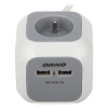 LISTWA ZASILAJĄCA OR-AE-13144 (4 GNIAZDA + 2 USB) ORNO