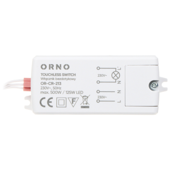 WŁĄCZNIK BEZDOTYKOWY DWUBIEGUNOWY OR-CR-279 AC 230V
