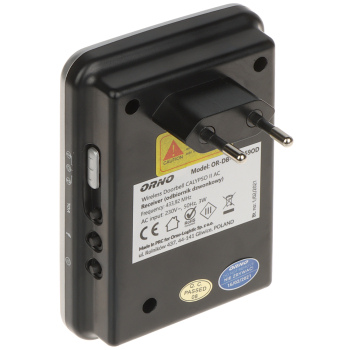 DZWONEK BEZPRZEWODOWY CALYPSO II AC OR-DB-QS-159 AC 230V ORNO