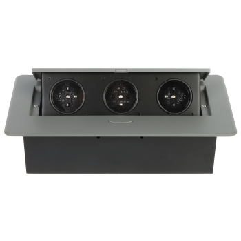 LISTWA ZASILAJĄCA MEBLOWA OR-GM-9032/GR (3 GNIAZDA) ORNO