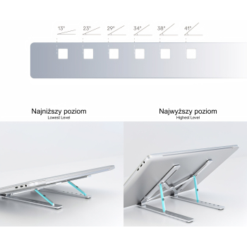 SKŁADANA PODSTAWKA POD LAPTOPA OT155SL UNITEK