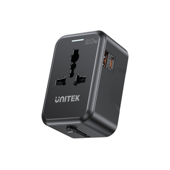 UNIWERSALNA PRZEJŚCIÓWKA SIECIOWA Z ZASILACZEM USB P1120ABK01 UNITEK