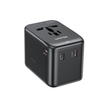 UNIWERSALNA PRZEJŚCIÓWKA SIECIOWA Z ZASILACZEM USB P1122ABK01 GaN UNITEK