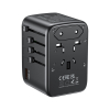 UNIWERSALNA PRZEJŚCIÓWKA SIECIOWA Z ZASILACZEM USB P1122ABK01 GaN UNITEK