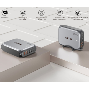 STACJA ŁADUJĄCA USB P1234AGY01-EU GaN UNITEK