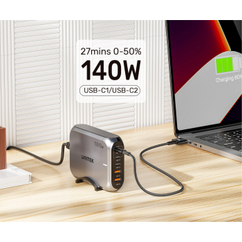 STACJA ŁADUJĄCA USB P1234AGY01-EU GaN UNITEK