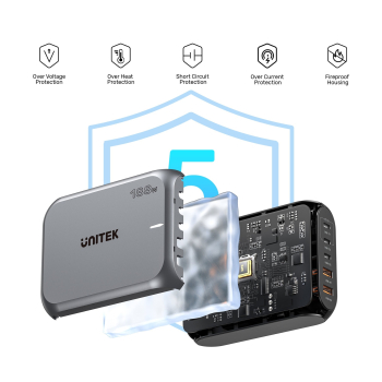 STACJA ŁADUJĄCA USB P1234AGY01-EU GaN UNITEK