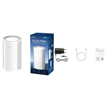 PUNKT DOSTĘPOWY 5G + ROUTER P2 Wi-Fi 6, 2.4 GHz, 5 GHz ; 574 Mb/s + 2402 Mb/s CUDY