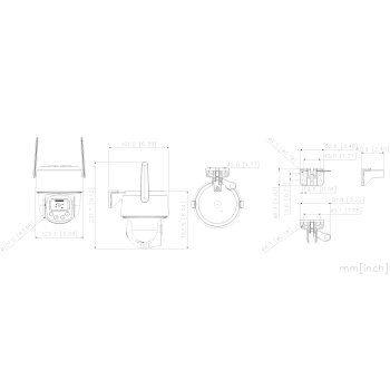 KAMERA IP SZYBKOOBROTOWA P8F-PV-0360B-PRO Picoo F1 Wi-Fi 6 - 8 Mpx 3.6 mm DAHUA