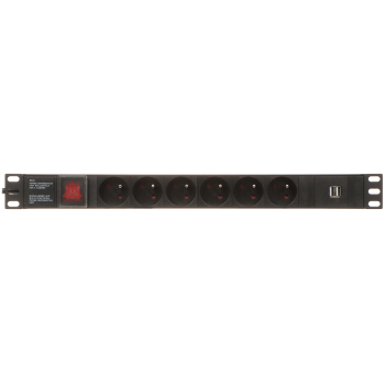 LISTWA ZASILAJĄCA PD-6/R-USB