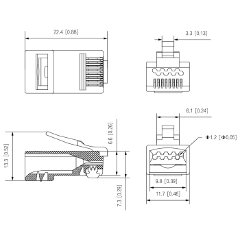 WTYK MODULARNY PRZELOTOWY PFM976-631-PT TYP EZ