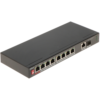SWITCH POE PFS3110-8ET1GT1GF-96 8-PORTOWY SFP DAHUA