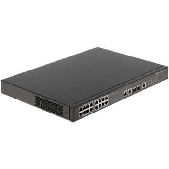 SWITCH POE PFS4218-16ET-240-V3 16-PORTOWY + 2X UPLINK + 2X SFP DAHUA