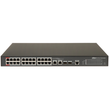 SWITCH POE PFS4226-24ET-360-V3 24-PORTOWY + 2X UPLINK + 2X SFP DAHUA