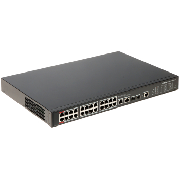 SWITCH POE PFS4226-24ET-360-V3 24-PORTOWY + 2X UPLINK + 2X SFP DAHUA