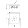 PUSZKA ODGAŁĘŹNA PH-85X85/EPN IP55 Elektro-Plast
