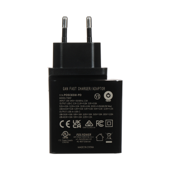 ŁADOWARKA SIECIOWA USB POSC65W-PD-EU GaN MW POWER