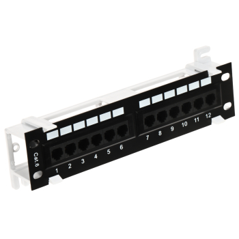 PATCH PANEL RJ-45 PP10-12/RJ/6 10 "