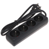 LISTWA ZASILAJĄCA PR-1.5M-4G/B (4 GNIAZDA) 1.3 m