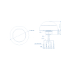 ANTENA PR1KCO28 COMBO LTE GNSS Wi-Fi Teltonika