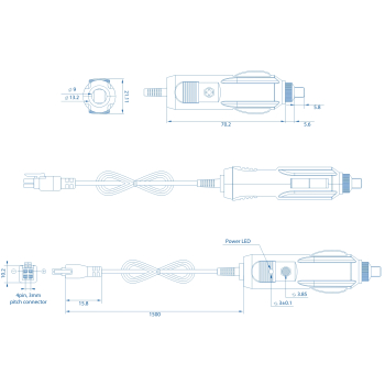 ZASILACZ SAMOCHODOWY PR2AM20M TELTONIKA