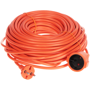 PRZEDŁUŻACZ PS-2X1.5-30M/ORANGE 30 m