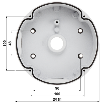 KAMERA IP SZYBKOOBROTOWA PTZ1A225-HNR-XA - 1080p 4.8 ... 120 mm DAHUA