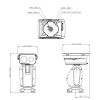 KAMERA IP SZYBKOOBROTOWA PTZ85260-HNF-PA-FL WizMind - 1080p, 5.6 ... 336 mm DAHUA