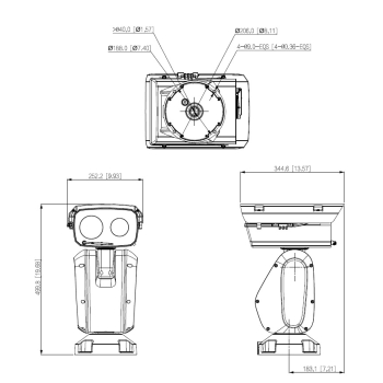 KAMERA IP SZYBKOOBROTOWA PTZ85260-HNF-PA-FL WizMind - 1080p, 5.6 ... 336 mm DAHUA