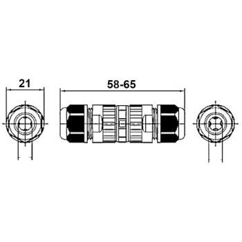 PUSZKA POŁĄCZENIOWA PUH-3P-M16