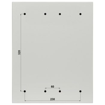 HERMETYCZNA SZAFA RACK WISZĄCA R10-6U/230/L