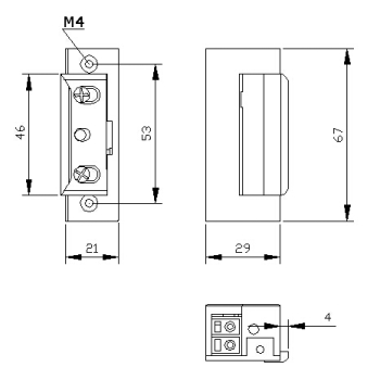 ZACZEP ELEKTROMAGNETYCZNY R4-12.13 REWERSYJNY