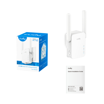 UNIWERSALNY WZMACNIACZ SIECI BEZPRZEWODOWEJ RE1500 Wi-Fi 6 2.4 GHz, 5 GHz CUDY