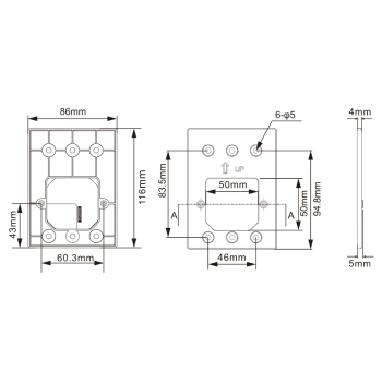 UCHWYT RG-AP180-MNT*P10 ZESTAW 10 SZT. REYEE