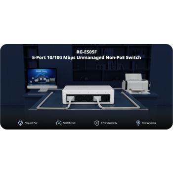 SWITCH   RG-ES05F 5-PORTOWY REYEE