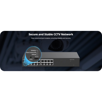 SWITCH   RG-ES116G-L 16-PORTOWY REYEE