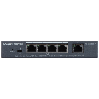 SWITCH POE RG-ES205GC-P 4-PORTOWY REYEE