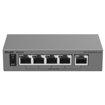 SWITCH   RG-ES205GC-V2 5-PORTOWY REYEE