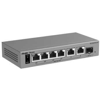 SWITCH POE RG-ES207GS-HP 4-PORTOWY + 2X UPLINK + 1X SFP REYEE